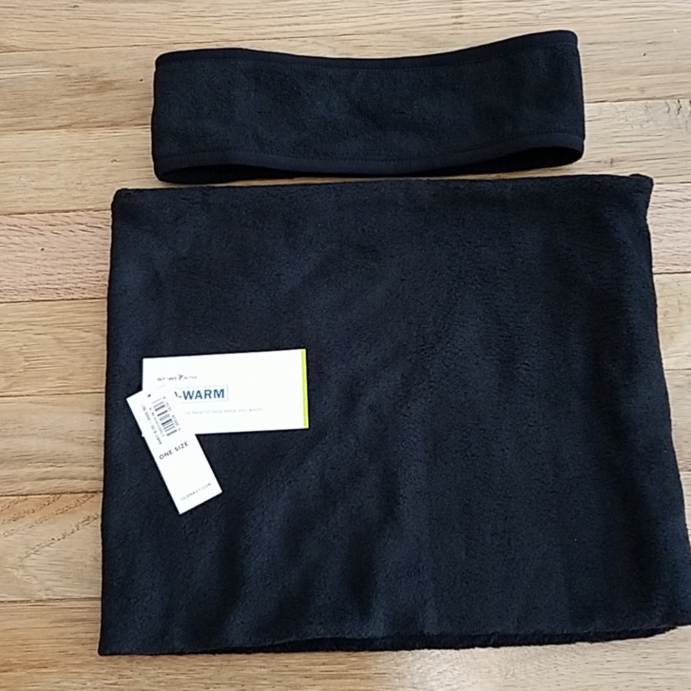 🌼Fleece Neck Gaiter and Headband